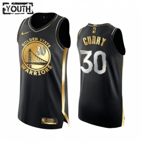 Canotte Bambino Golden State Warriors Stephen Curry 30 2020-21 Nero Golden Edition Swingman